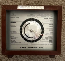 Japan Air Lines commemorative TRIO HAMCLOCK