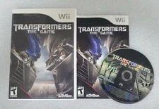 Transformers The Game Nintendo Wii Game 2007 Complete w/ Manual Tested