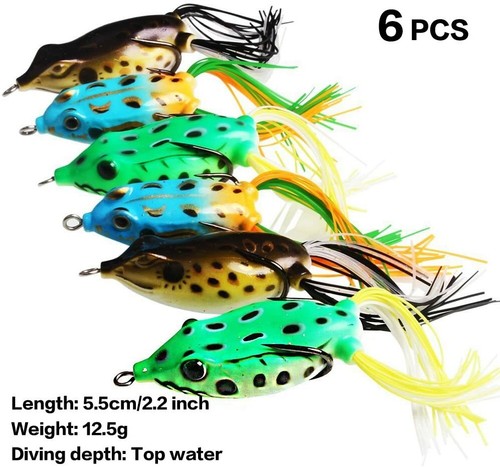 Bass Fishing Lures Tackle Kit Minnow Popper VIB Crankbait Saltwater Freshwater - Picture 21 of 27