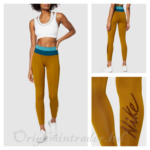 Nike Wmns Power Hyper Tight Fit Training Mid Rise Tights BV5737-857 Size S  | eBay