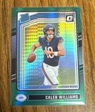2024 Donruss Optic Caleb Williams #201 Bears Rated Rookie Card RC Green Hyper SP