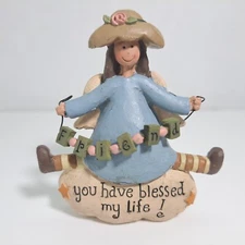 Blossom Bucket Suzi Skoglund Figurine Friend "You Have Blessed My Life" 2008