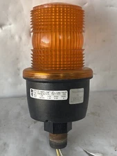 Federal Signal Amber Falshing Beacon Type LP3P Streamline 120 Volts AC