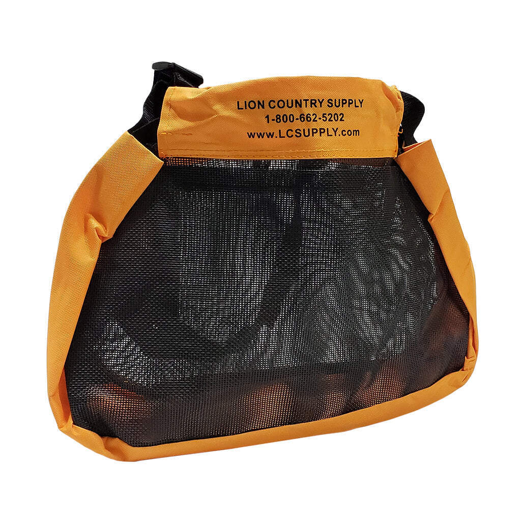 Blaze Orange Game Bird Bag - Dog Trainers Bag - 12"x16"x6" - Lion Country Supply