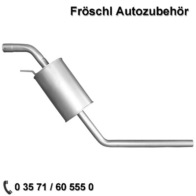 für Vw Transporter T4 2,8 V6 VR6 204Ps AMV Mitteltopf Auspuff a*