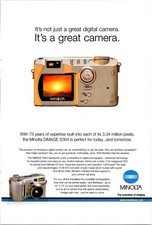 Minolta DiMage S304 A great Camera Original Vintage Print Ad