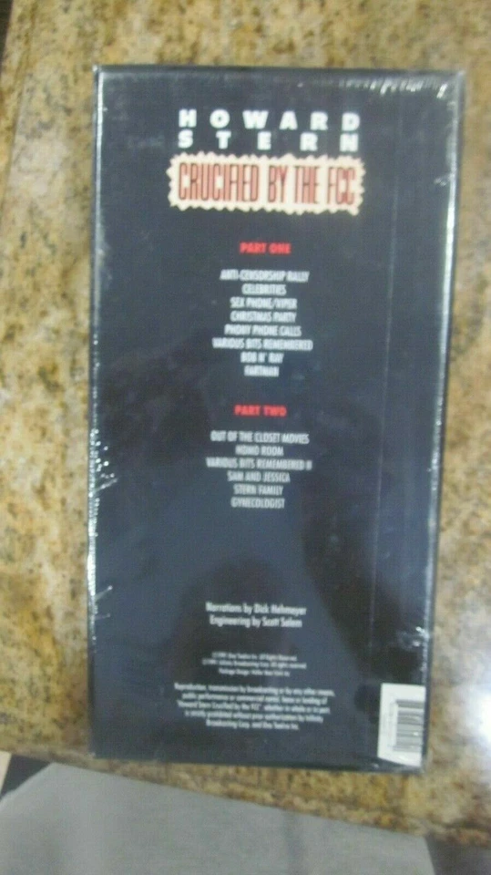 HOWARD STERN FACTORY SEALED CRUCIFIED BY THE FCC CASSETTE TAPES WOW!!! SALE - Image 2 of 2