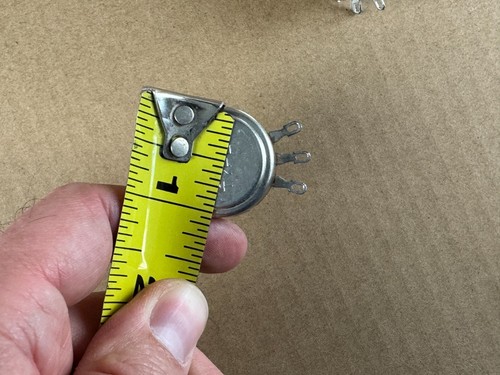 Paire assortie potentiomètre linéaire Allen-Bradley 250k ohms pot d'ampli guitare 300k NOS - Photo 6/9