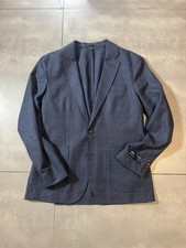 J.Crew Ludlow 40S Moon Navy Plaid Unstructured Cloth Wool Blazer NWT SEE PICS