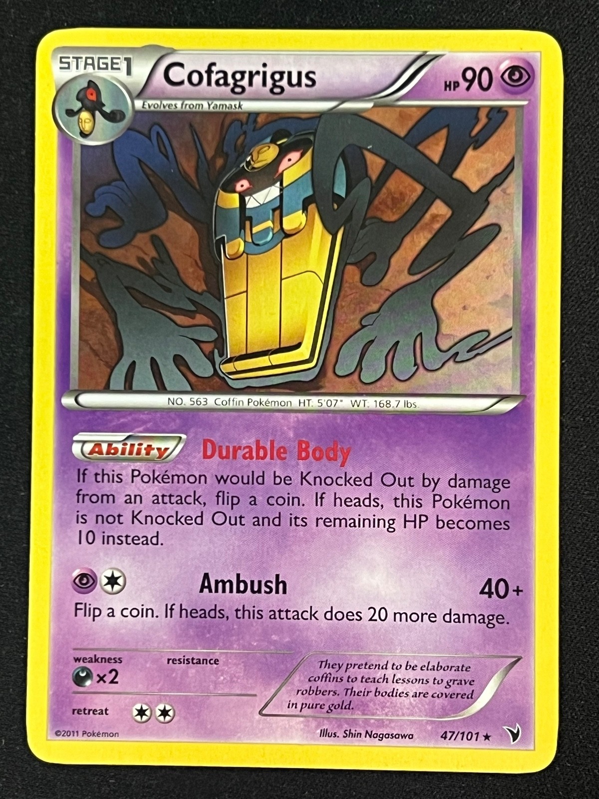 Cofagrigus (47) Rare Noble Victories 47/101 LP