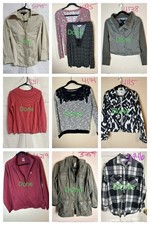 9PC Women  s Clothing Bundle Size Small Jackets Tops Talbots CK Lot