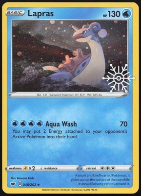 Lapras (Holiday Calendar) Promo Miscellaneous Cards & Products 048/202 NM EN