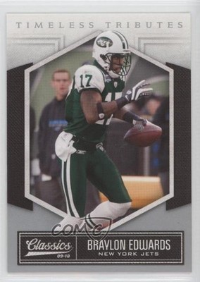 2010 Panini Classics Timeless Tributes Silver 73/100 Braylon Edwards #67 6d3