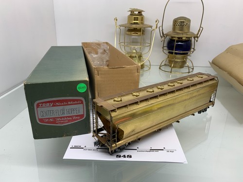 848 Toby US Hobbies Center Flow Hopper 3 Spring Truck Messing Spur O 2 Schienen