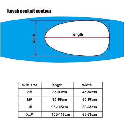 1 Pcs Waterproof-Kayak Canoe Boat Spraydeck Spray Deck Skirt Cockpit Cover
