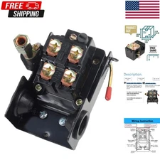 Craftsman Sears Air Compressor Pressure Switch W/ Unloader Replacement New
