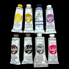 Vintage Grumbacher Permanent Artist Oil Color Paint 1.25 Fl Oz 37 mL YOU CHOOSE