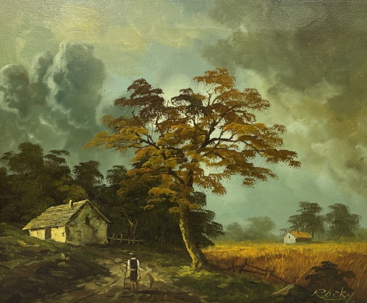 风景油画| eBay