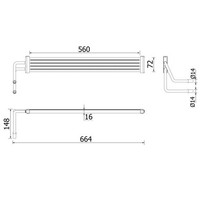 Mahle ÖLküHler Lenkung FüR BMW 5Er F10 F11 F07 F12 F13 F06 F01-04 17117570100