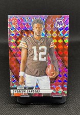 2025 Panini Mosaic - Rookie Variation Shedeur Sanders Rc 290 Pink Camo Browns
