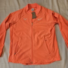 Nike Dri-FIT Rafa Nadal Men's Tennis Jacket In Bright Mango. Size Large NWT