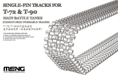 Meng-Model SPS-029 - 1:35 Einzelne Kettenglieder für T-72 & T-90, Single-Pin