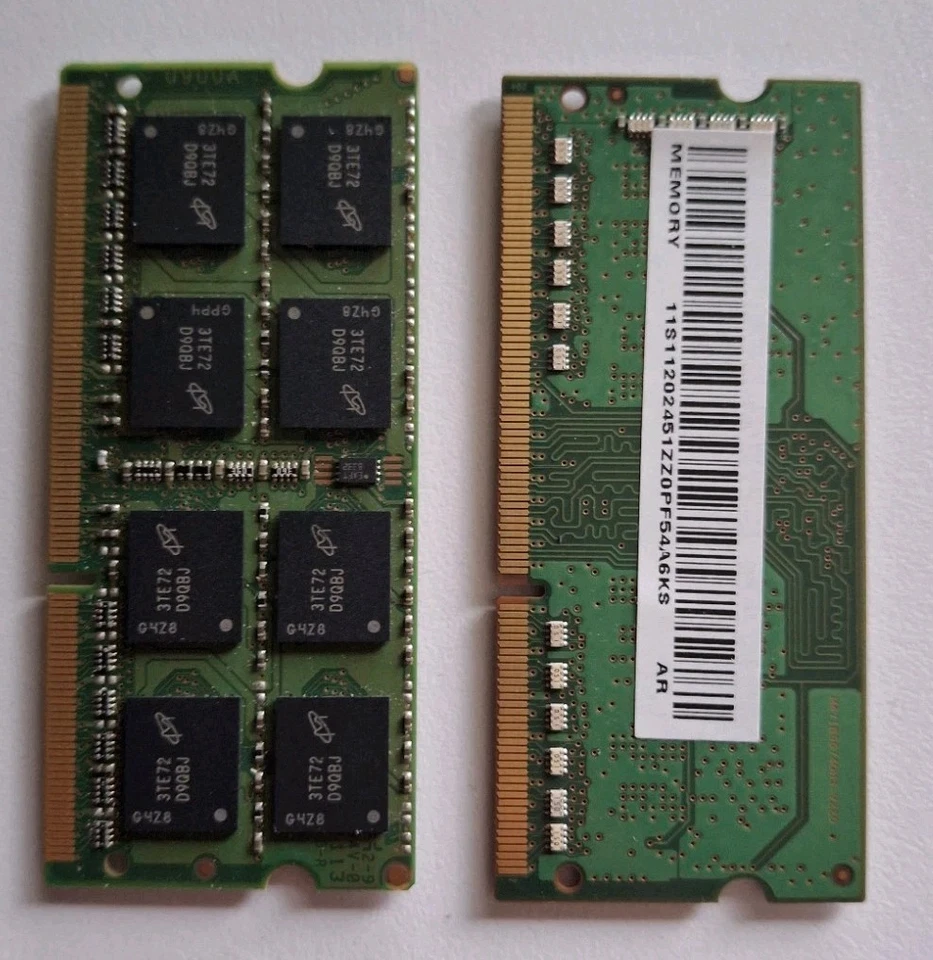 6gb Of RAM (Samsung Laptop Memory 2GB PC3L-12800S + 4gb DIMM-CT: RDAXE8TKF50101) - Image 2 of 2