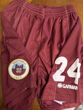 PANTALONCINI SHORT CITTADELLA CALCIO GARMAN N 24 MARCHESAN BUSELLATO MATCH WORN 