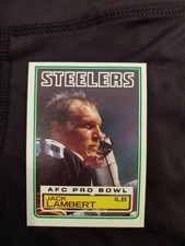 Jack Lambert 1983 Topps Pro Bowl Card 363