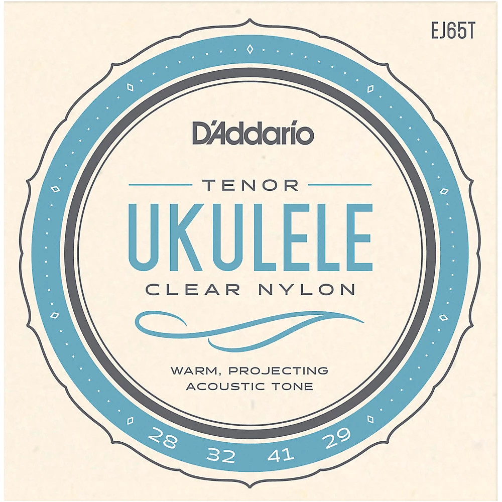 Струны для гавайской гитары DAddario EJ65T Pro-Arte изготовленные на заказ из экструдированного тенора и нейлона прозрачные 2290₽