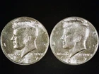 1982-P and D Kennedy Half Dollars (2 coins) AU++. Free Shipping!