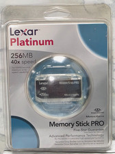 Lexar Platinum 256MB 40X Speed Memory Stick Pro, Old Stock, New in Package