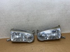 2001-2002 Toyota Corolla Leftright Side Halogen Headlights Oem V4977 Dw