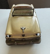 Vintage 1950  s Tan Convertible Tin Toy Car Made In Japan