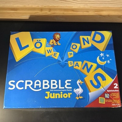 Mattel Games Scrabble Junior, Kinderspiel, Lernspiel, Brettspiel