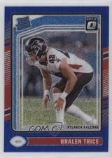 2024 Panini Donruss Optic Rated Rookie Blue Glitter Prizm Bralen Trice #212 h3a