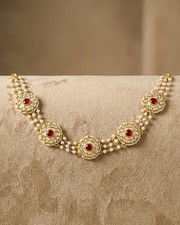 Handmade Kundan Pearl Matha Patti Bridal Headpiece, Indian Boho Wedding Jewelry