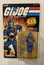 Super7 3.75 ReAction Wave 1 GI Joe Cobra Battle Android Troop B.A.T O-Ring MOC