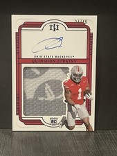 2025 National Treasures Collegiate Quinshon Judkins RPA Buckeye patch /49