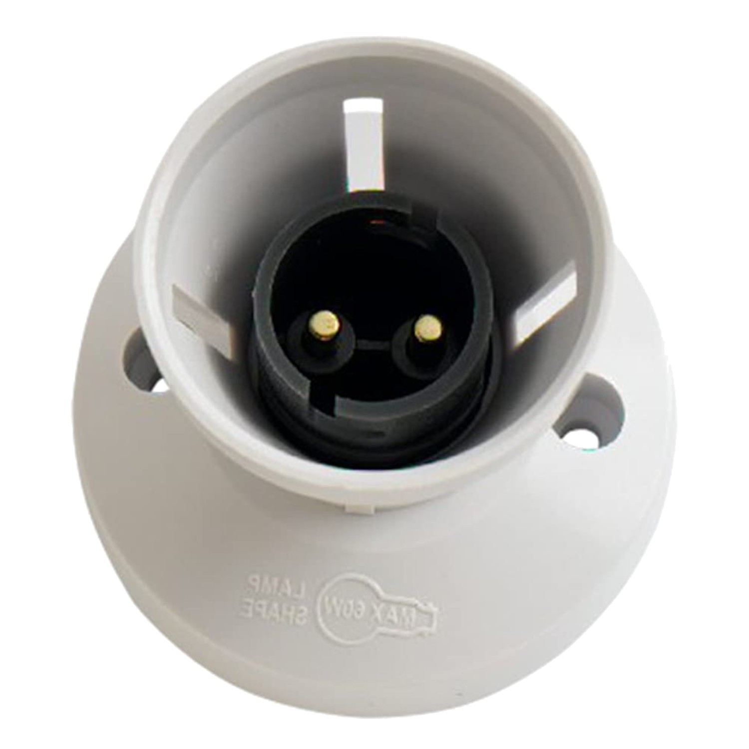 Douille de lampe droite Merriway pour remplacer un support d'ampoule défectueux