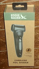 Eddie Bauer ~Rechargeable~ Cordless Foil Shaver with Ergonomic Grip #44021