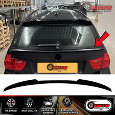 BMW 3er E91 Touring Kombi Glanz Schwarz MID Spoiler Lippe Wing Body Kit