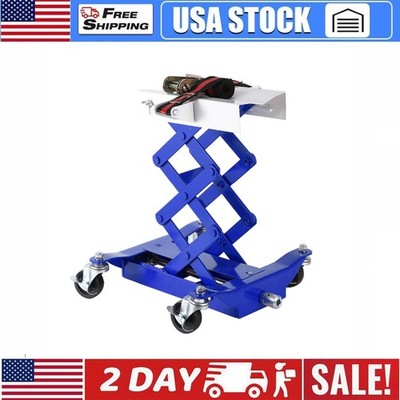 450 LBS Capacity Low Profile Transmission Jack with Safety Straps 7-23 in Lift
