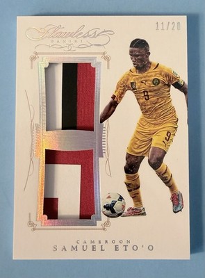 2015-16 Panini Flawless Samuel Eto`o Perfect Patch /20 SP Very Rare