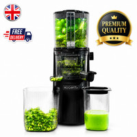 Megavita MVV4S-E Black Cold Press Slow Masticating Juicer 200W Fruit Veg New