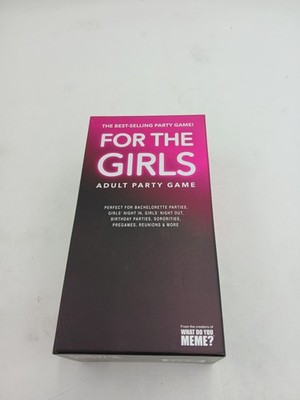 What Do You Meme For The Girls Adult Party Game 3+ Players 17+ Pink Box Wear