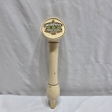 Murphy&rsquo;s Irish Stout Beer Tap Handle Cream Beige Bar Draft Keg Cracked Face