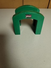 Brio wooden railway Train Green Riser Bridge Piece