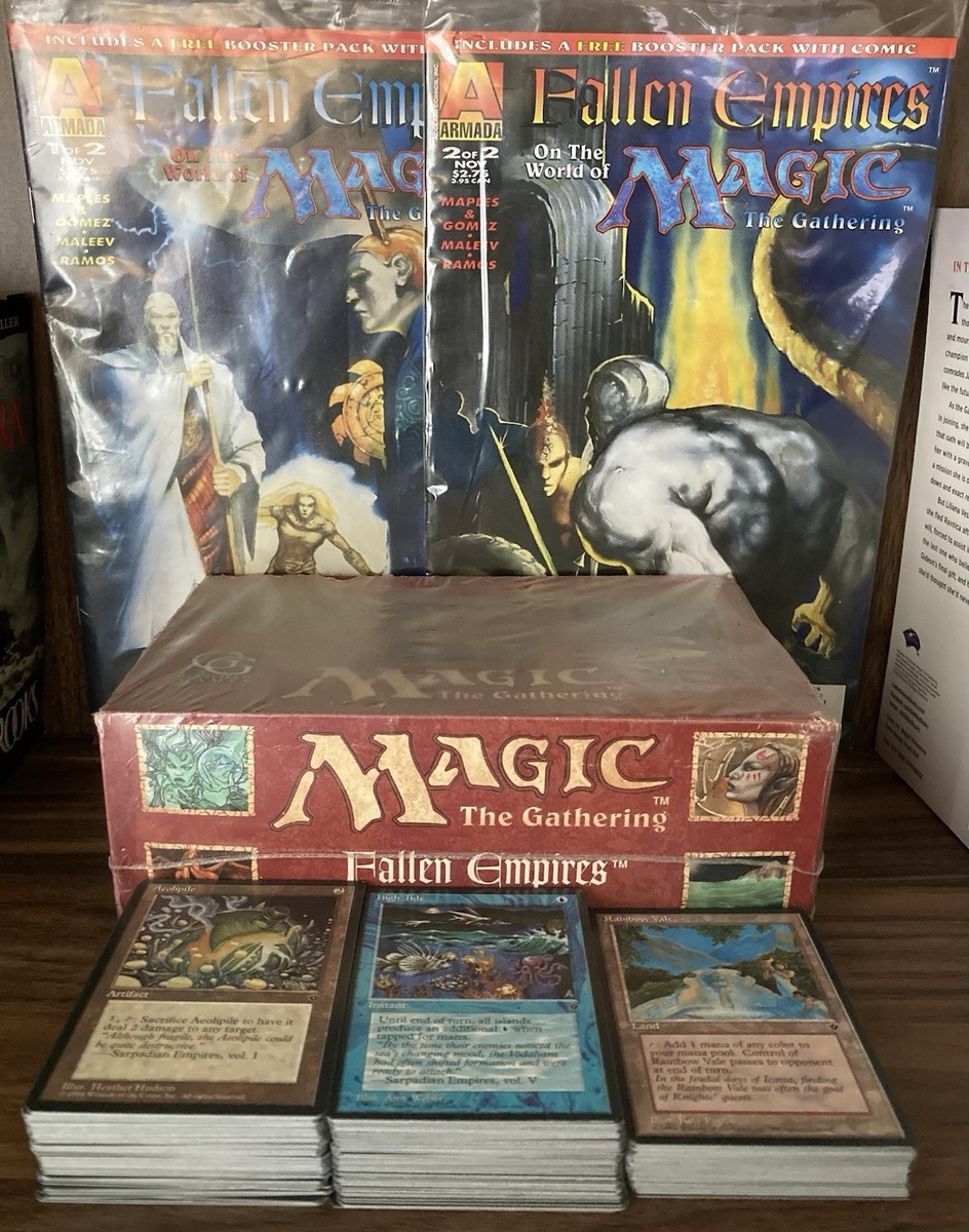 Magic The Gathering Fallen Empires Booster Box, Complete Set & (2 