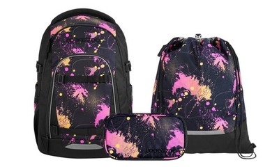 Coocazoo, Schulrucksack-Set MATE Colour Drift 3-teilig